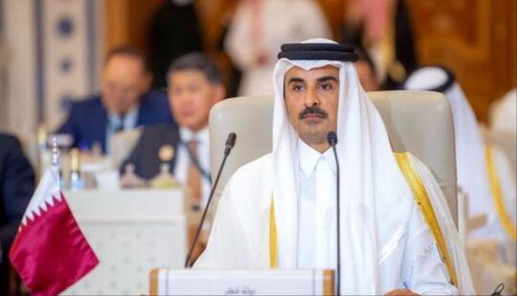 أمير قطر في القمة الخليجية: من العار على المجتمع الدولي أن يسمح باستمرار الجريمة النكراء في غزة