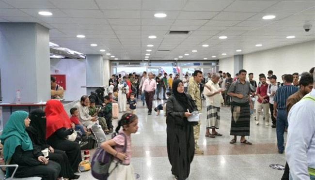 وصول الدفعة الرابعة من العالقين في السودان الى مطار عدن