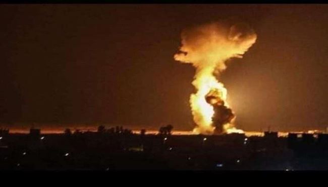 قصف إسرائيلي يستهدف قاعدة يتمركز بها حزب الله قرب دمشق وسقوط 5 جرحى
