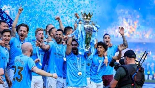 جائزة قياسية يحصل عليها مانشستر سيتي بعد لقب الدوري الإنجليزي