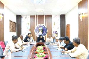 نيران سوقي تلتقي رؤساء الهيئات التنفيذية لانتقالي مديريات العاصمة عدن

