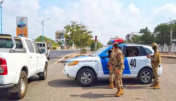 إستمرار الانتشار الأمني في عدن 