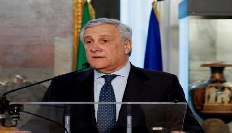 وزير الخارجية الإيطالي يدعو لوقف إطلاق النار في أوكرانيا