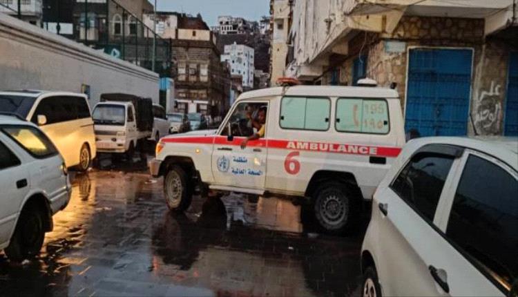 البيشي يوجة فريق الطوارئ والاسعاف 195 للانتشار في عدن اثناء المنخفض الجوي
