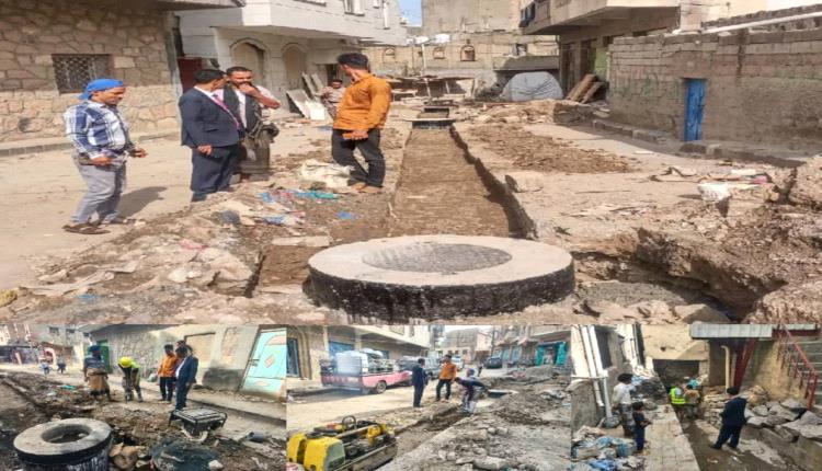 المشمر يتفقد مشروعي تأهيل شبكة الصرف الصحي في حيّي الروضة والجمهوري