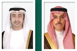 وزير الخارجية السعودي يبحث مع نظيره الإماراتي آخر المستجدات الإقليمية