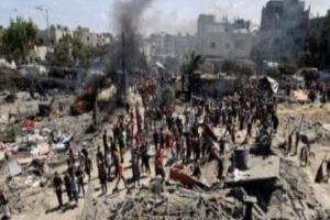 استشهاد 21 فلسطينيا وإصابة آخرين جراء قصف الاحتلال عدة مناطق فى غزة