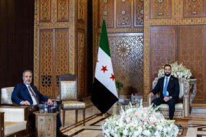 فيدان: ناقشت مع الشرع تعميق التعاون والقضايا الأمنية