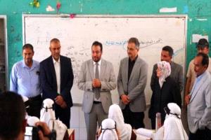 وزير التربية ومحافظ عدن يدشّنان العام الدراسي الجديد 2025 – 2026
