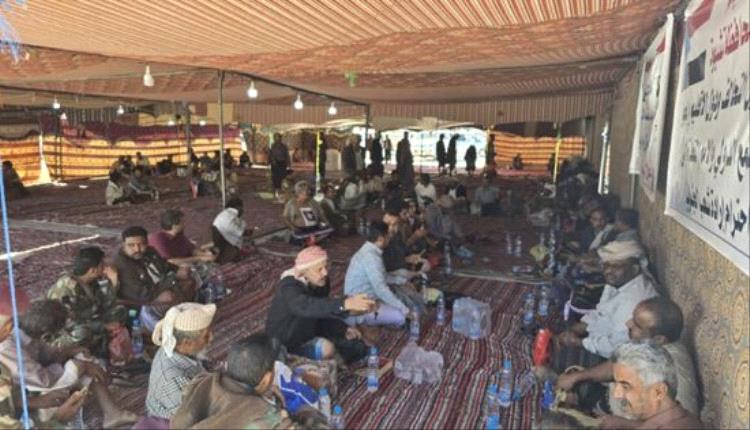 انطلاق اعتصام جماهير شبوة ودولة الجنوب المطلب الوحيد