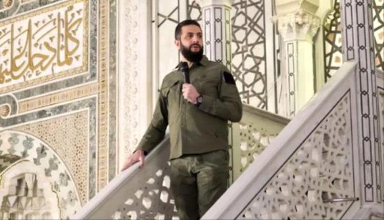 بالبدلة العسكرية.. الشرع: يجب توحيد جهودنا لبناء سوريا قوية