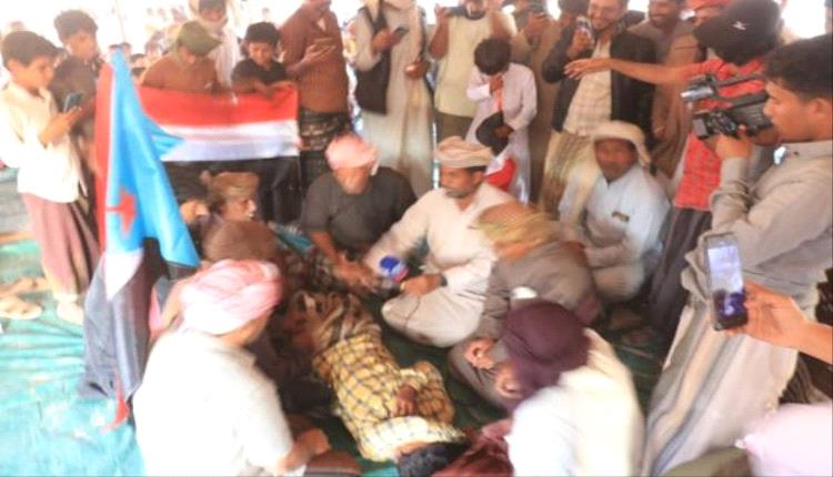 إقبال شعبي على مخيم الاعتصام في الغيضة