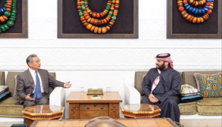 ولي العهد السعودي يستقبل وزير خارجية الصين في الرياض