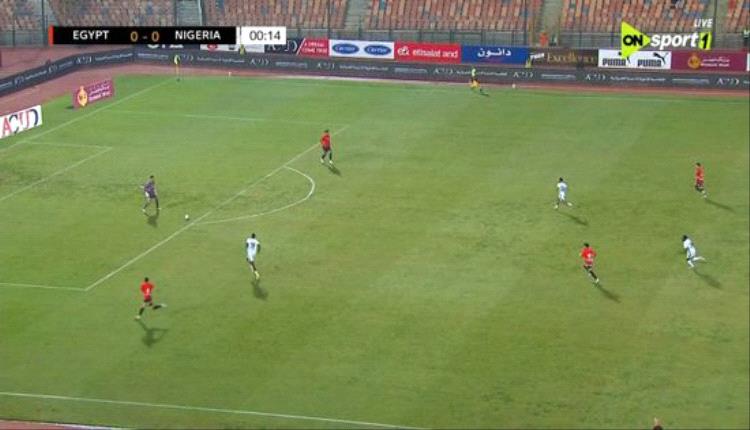 محمود صابر يتقدم لمنتخب في ودية نيجيريا