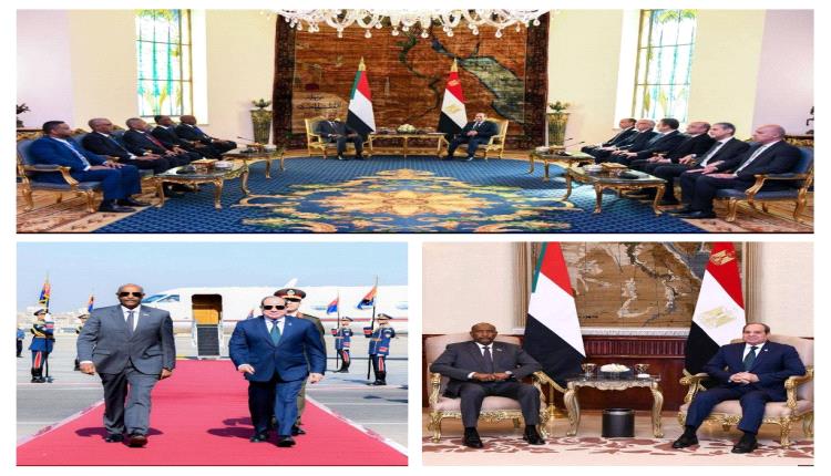 الرئيس السيسى يستقبل اليوم الفريق أول عبد الفتاح البرهان لبحث سبل تسوية الأزمة السودانية