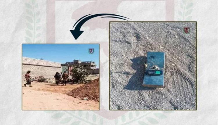 دفاع شبوة تفكك عبوة ناسفة مزروعة في محيط سكني مأهول