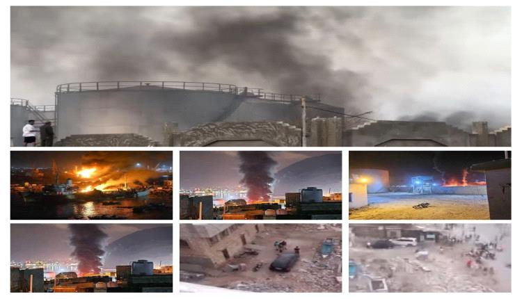 التحالف يعلن إنتهاء عملية عسكرية محدودة بميناء المكلا بحضرموت ( صور )