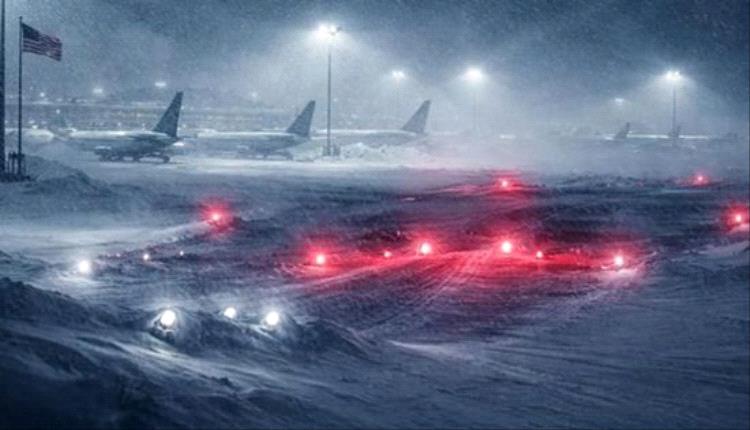 عاصفة شتوية تشل حركة السفر بالولايات المتحدة