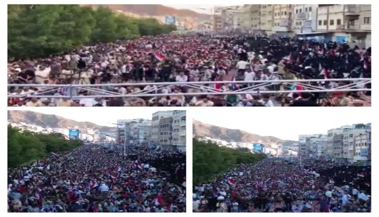 مدينة المكلا عاصمة محافظة حضرموت تشهد مليونية "القرار قرارنا" لاعلان دولة الجنوب العربي"بيان"