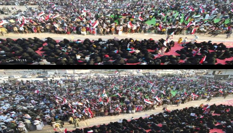 مليونية المهرة تجدد دعمها للقوات المسلحة الجنوبية وتطالب بإعلان دولة الجنوب العربي .