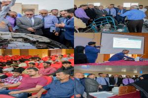 الإبداع الهندسي عنوان الجودة.. رئيس جامعة عدن يتفقد المعرض العلمي لكلية الهندسة