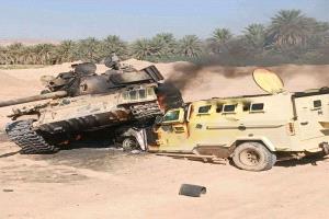 صوره للتاريخ لن تنسى... تصادم في ساحة المعركه.. 