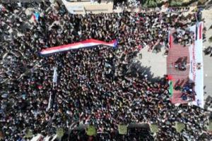 أبناء شبوة يواصلون الاحتشاد في عتق للمطالبة بإعلان دولة الجنوب