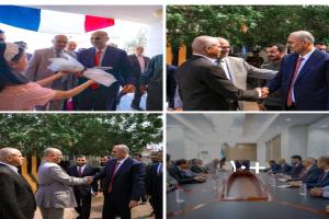 الرئيس الزُبيدي يتفقد جاهزية وزارة الاتصالات وتقنية المعلومات ويؤكد أهمية تطوير القطاع