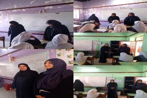 مديرة التعليم العام تثمّن جهود "مدرسة ابن سيناء" في تنظيم امتحانات الفصل الأول