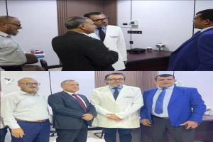 رئيس جامعة عدن يزور مستوصف العين التخصصي ويشيد بجهود طبية نوعية في عدن
