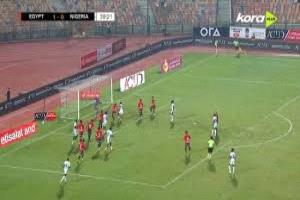 منتخب مصر يتعادل مع نيجيريا 1 - 1 فى الشوط الأول