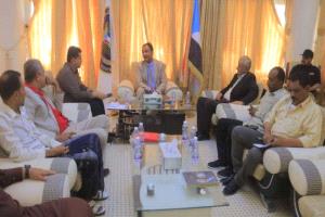 باعوم يناقش الترتيبات الأخيرة لتنفيذ حملة رقابية على أسواق وادي حضرموت
