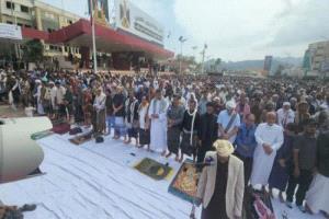 لملس والشعيبي يتقدمان حشود جمعة الوفاء بالعاصمة عدن