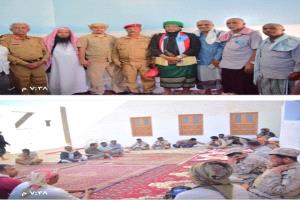 في لقاء ودي.. رئيس انتقالي شبام يستقبل عددًا من القيادات العسكرية والأمنية والقضائية والمشائخ