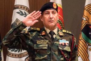 ليبيا تتلقى التعازي في رئيس الأركان محمد الحداد