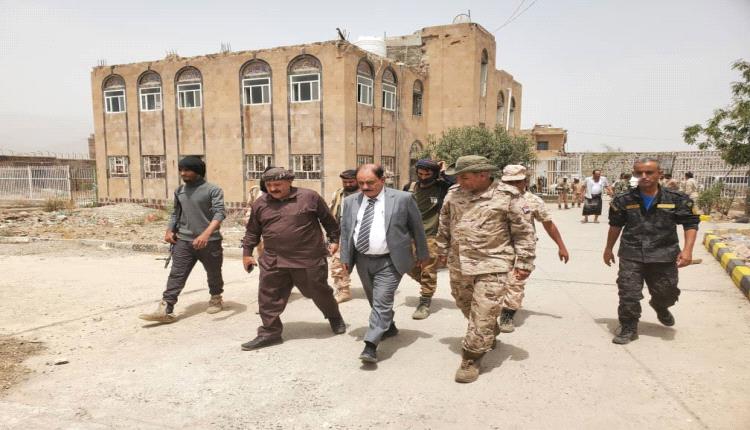 محافظ الضالع يطلع على أوضاع إصلاحية السجن المركزي في مدينة سناح.
