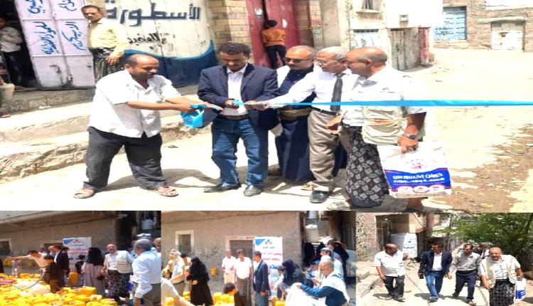 المشمر يدشّن تشغيل بئري مياه بالطاقة الشمسية لتغذية أربع مناطق في الضبوعة