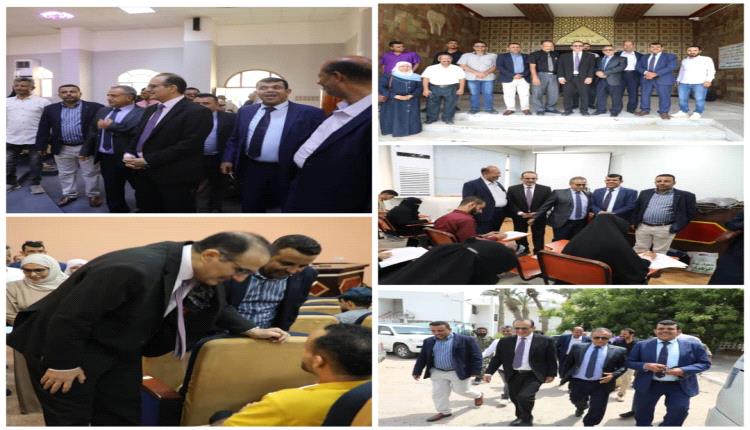 وزير الصحة يدشن امتحانات الكفاءة المهنية للكوادر الصحية في المراكز الامتحانية بالداخل والخارج 