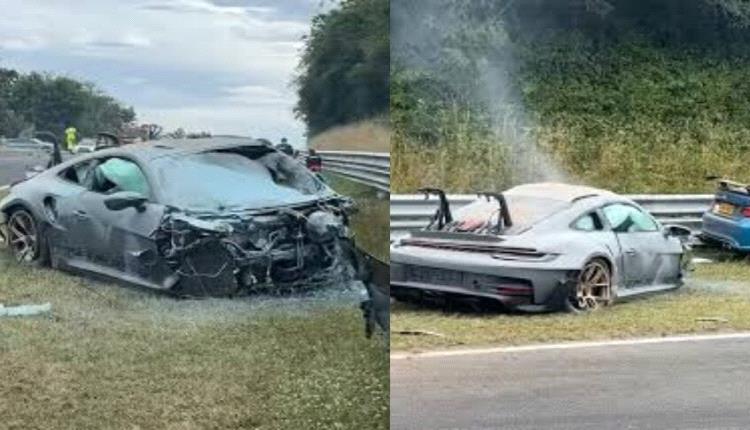 نجاتهما معجزة.. حادث مروع على أشهر حلبات ألمانيا