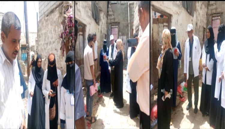 زيارة إشرافية من وزارة الصحة تتابع حملة التحصين والتثقيف الصحي ضد شلل الأطفال في التواهي