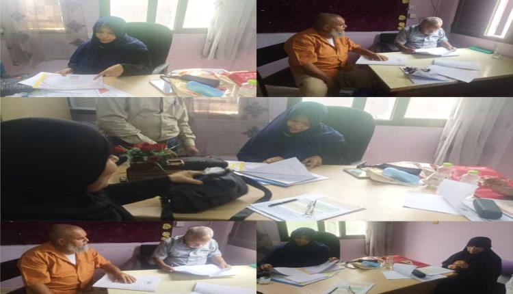 تدشين مناقشة التصورات وتكوين الشعب الدراسية بمدارس مديرية الشيخ عثمان