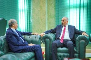 الرئيس الزُبيدي يُناقش مع الفريق الصبيحي تطورات الأوضاع العسكرية والأمنية في المحافظات المحررة
