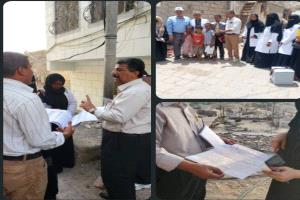 مدير صحة التواهي في زيارة ميدانية لفرق التطعيم ضد شلل الأطفال ويشيد بكفاءتهم وتفاعل المجتمع
