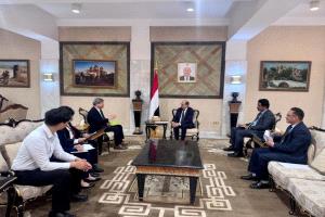 وزير الخارجية يبحث مع السفير الكوري سبل تعزيز العلاقات الثنائية بين البلدين
