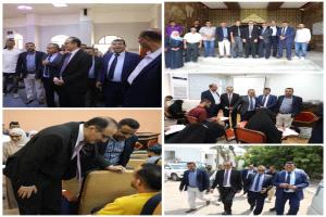 وزير الصحة يدشن امتحانات الكفاءة المهنية للكوادر الصحية في المراكز الامتحانية بالداخل والخارج 