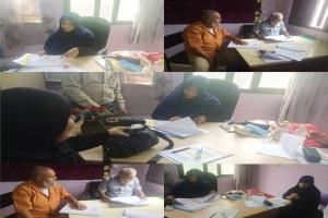 تدشين مناقشة التصورات وتكوين الشعب الدراسية بمدارس مديرية الشيخ عثمان