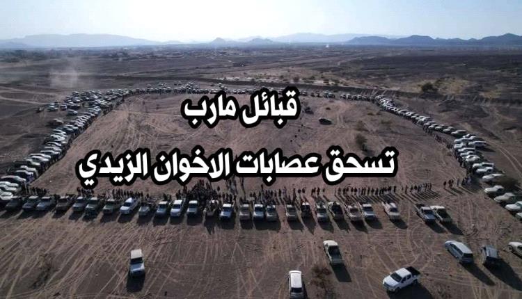 قبائل مأرب تسحق عصابات الإخوان الزيدية