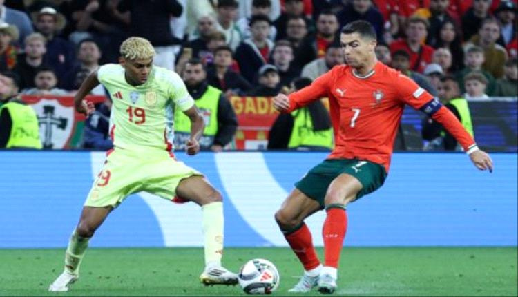 لماذا "تجاهل" لامين جمال رونالدو أثناء المصافحة بعد نهائي دوري الأمم؟