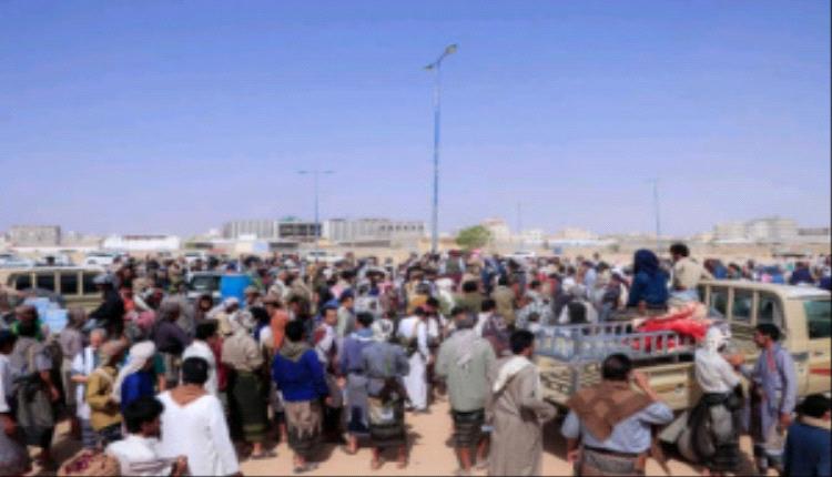 تشييع جثمان شقيق رئيس انتقالي شبوة الفقيد حسين علي لسود بن صلفوح بمدينة عتق