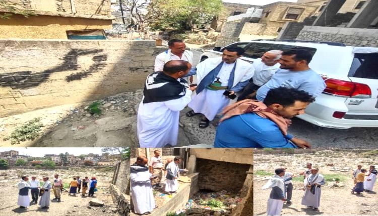 تعز.. مدير عام "القاهرة" يوجّه بتنفيذ ثلاثة مشاريع عاجلة للصرف الصحي